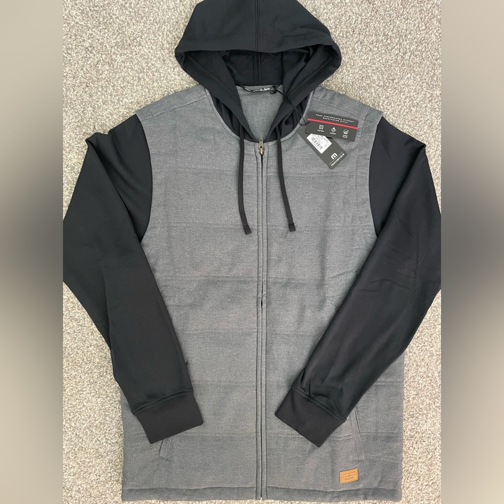 Travis Mathew Gray and Black Men's Sweater